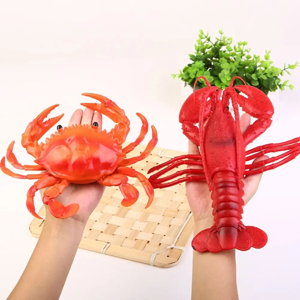 

Crab Fancy Toys New Educational Kids Marine Animal Model Lobster Pinch Stress Reliever Toys Birthday Party Gifts