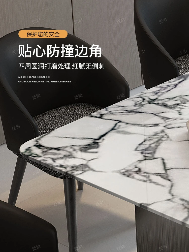 Mesa de jantar retangular e cadeira Combinação, Moderno, Minimalista, Casa