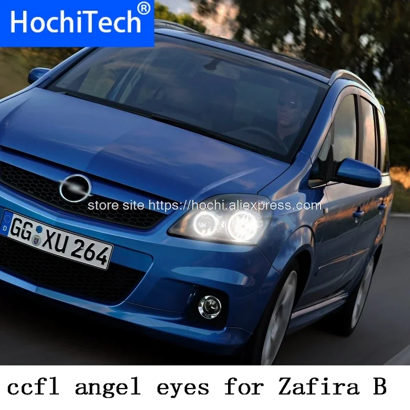 

For Opel Zafira B 2005 To 2014 HochiTech Excellent CCFL Angel Eyes Kit Ultra Bright Headlight Illumination