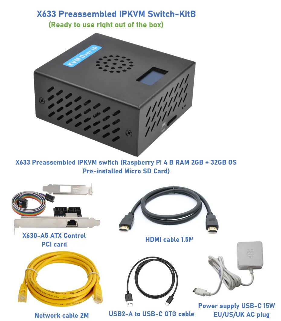 Variant: X633-Assembled-Kit-B