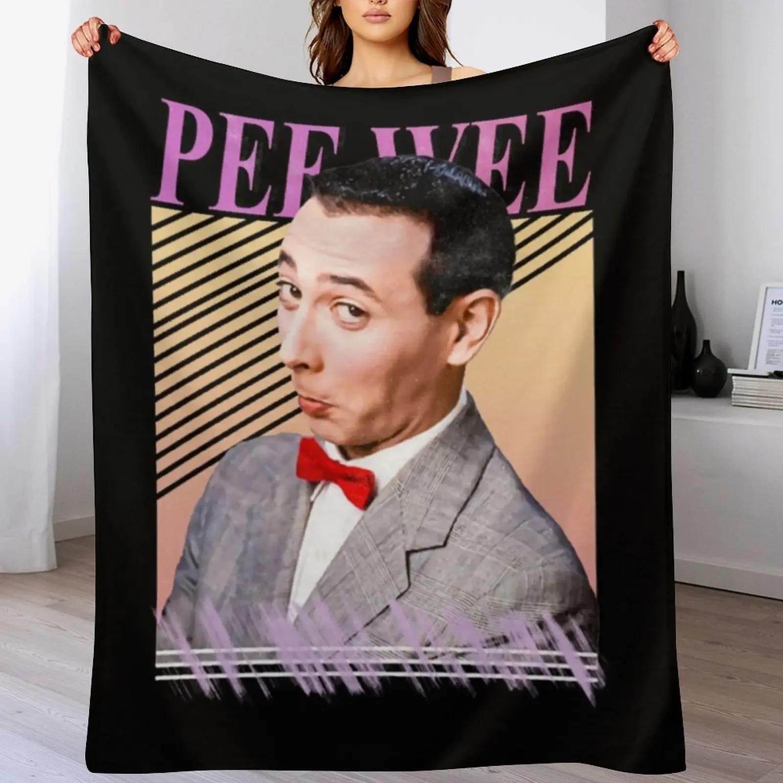 

PEE WEE HERMAN Throw Blanket decorative Luxury Thicken Decorative Sofa Giant Sofa Blankets