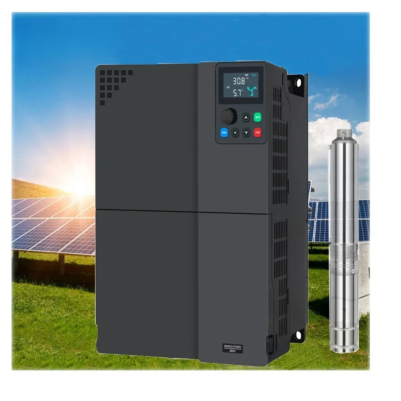 

Solar VFD 22kw 30hp DC AC 3 Phase 380v 440v MPPT Control Water Pump Inverter