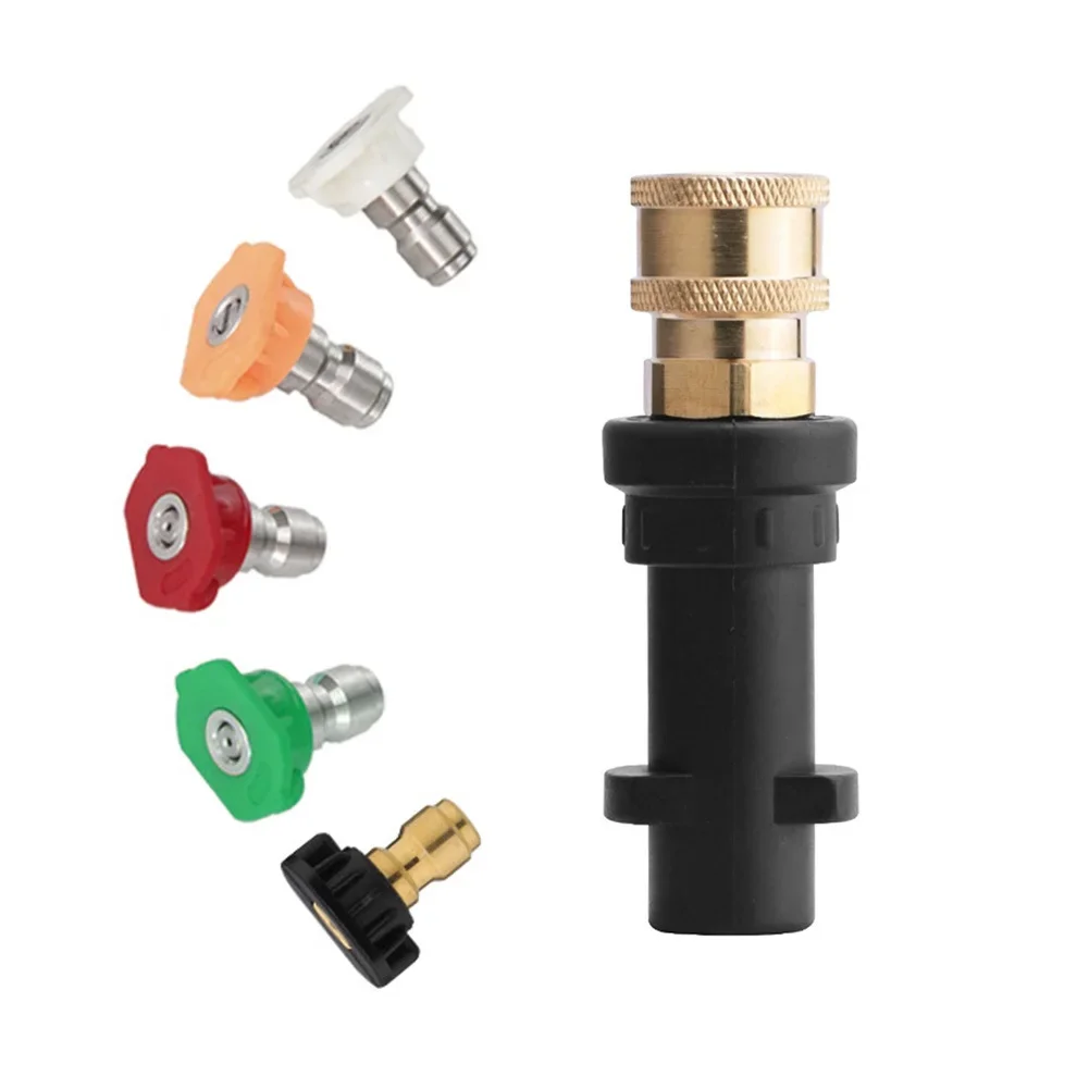 

Car High Pressure Gun Washer Nozzles For Karcher K K2 K3 K4 K5 K6 Foam Clean Tool Adapter 12mm Motorcycle Automotive Accessories