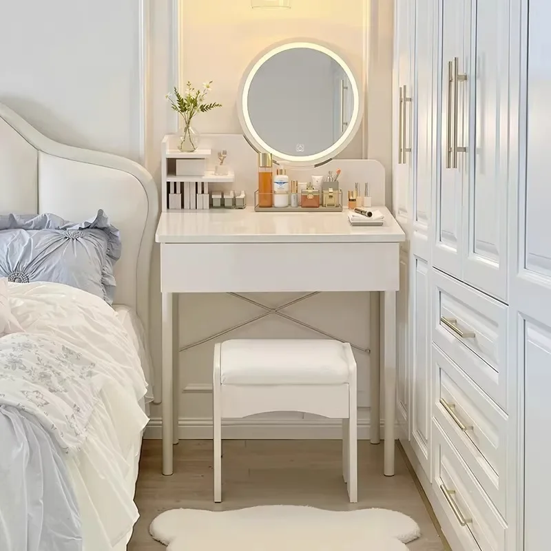 for Dresser Small Makeup Table Bedroom Cream Style Small Apartment 2026 New Model Space Saving Simple Vanity Desk