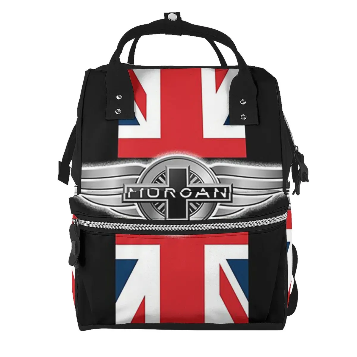 Morgan Motor Car Company Student Backpack School Bag Hiking Travel Daypack for Men Women Bookbag Shoulder Bags