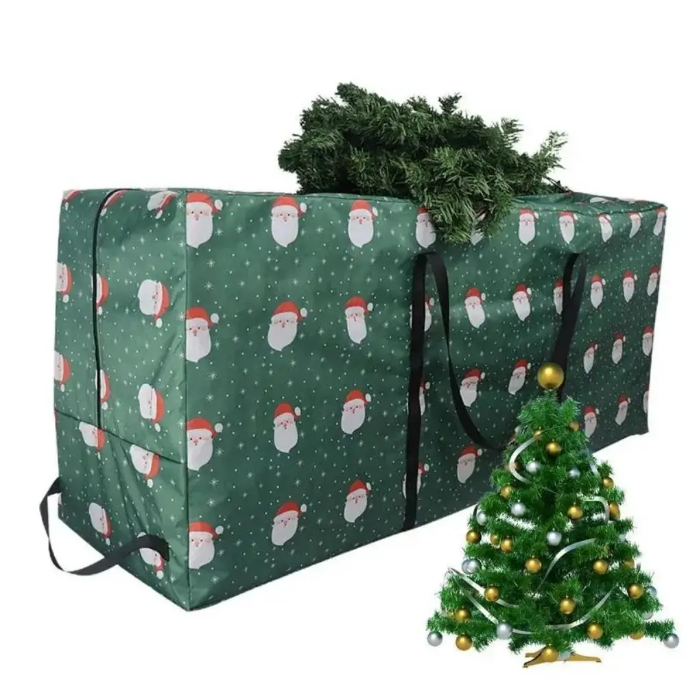 Oxford Cloth Christmas Storage Bag Dustproof Large Capacity Christmas Tree Storage Bag Foldable Protective