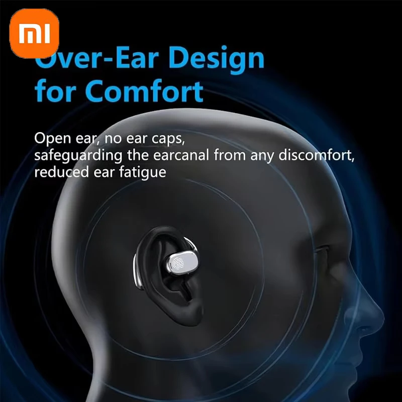 Redmi بلوتوث 5.3 الأذن هوك سماعات TWS سماعات لاسلكية LED سماعات مقاومة للماء HiFi ستيريو الحد من الضوضاء سماعات الأذن #6
