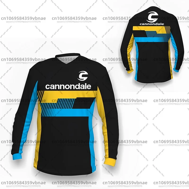 Cannondale ? maillot de cyclisme pour hommes, chemise de v�lo de montagne, �quipe de cyclisme, T-Shirt de Motocross, chemise de v�lo Dh Dirt Bike