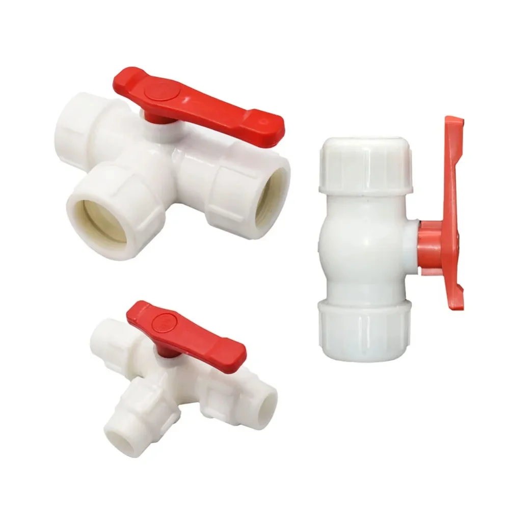 Water Pipe Three Way Tee Fitting in Plastic for 20mm 25mm 32mm 40mm 50mm 63mm Tubing and Flow Routing in Plumbing Setups