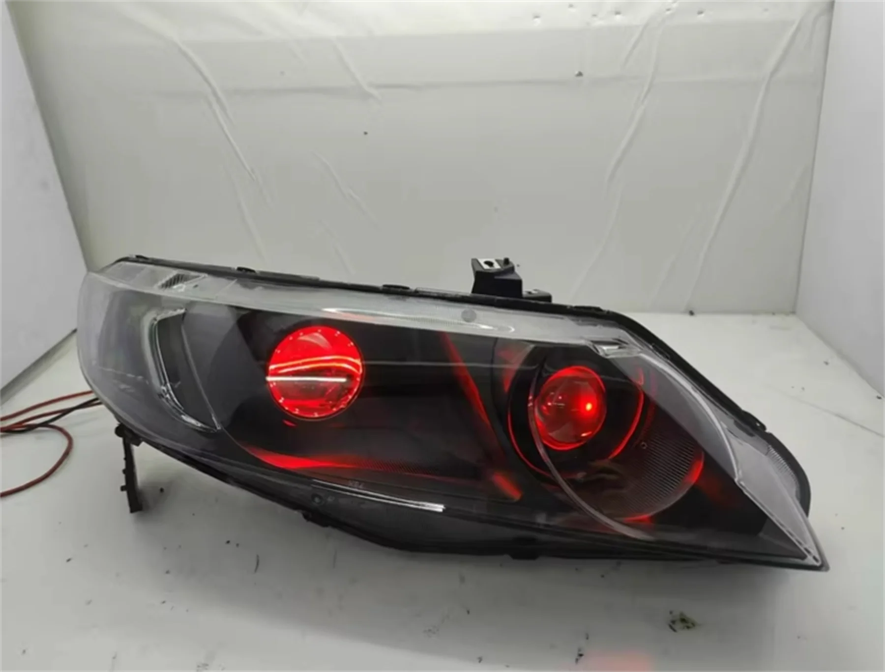 

Car LED Headlight devil eyes for Honda CIVIC Modified left and right headlamp Daytime running Light Turn signal