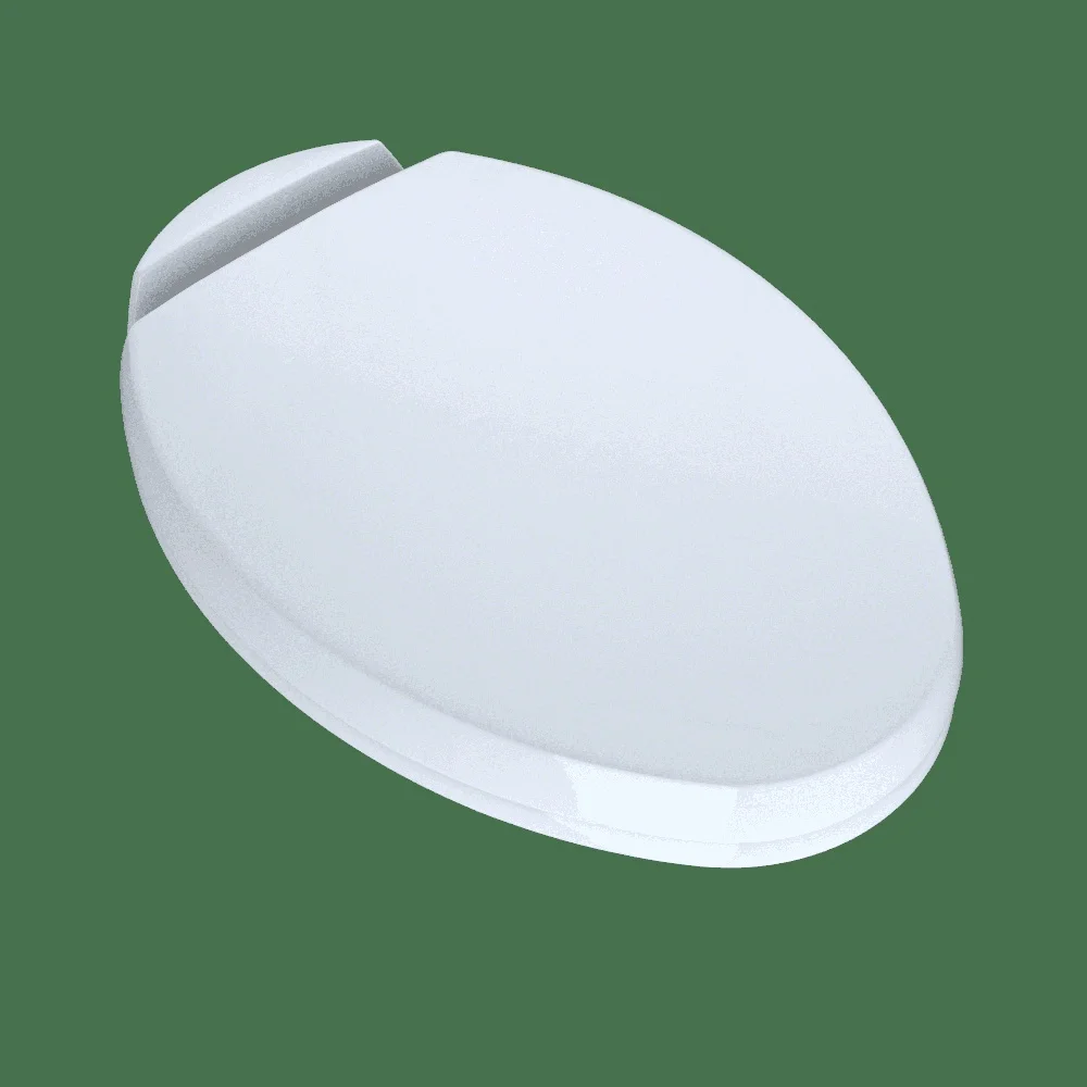 SoftClose Non Slamming Elongated Toilet Seat High Impact Plastic Oval Design Easy Installation Quiet Close System Included