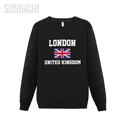 Men Women Hoodies United Kingdom London Est. Capital Hoodie Pullover Sweatshirts O-Neck Hip Hop Style Cotton Unisex