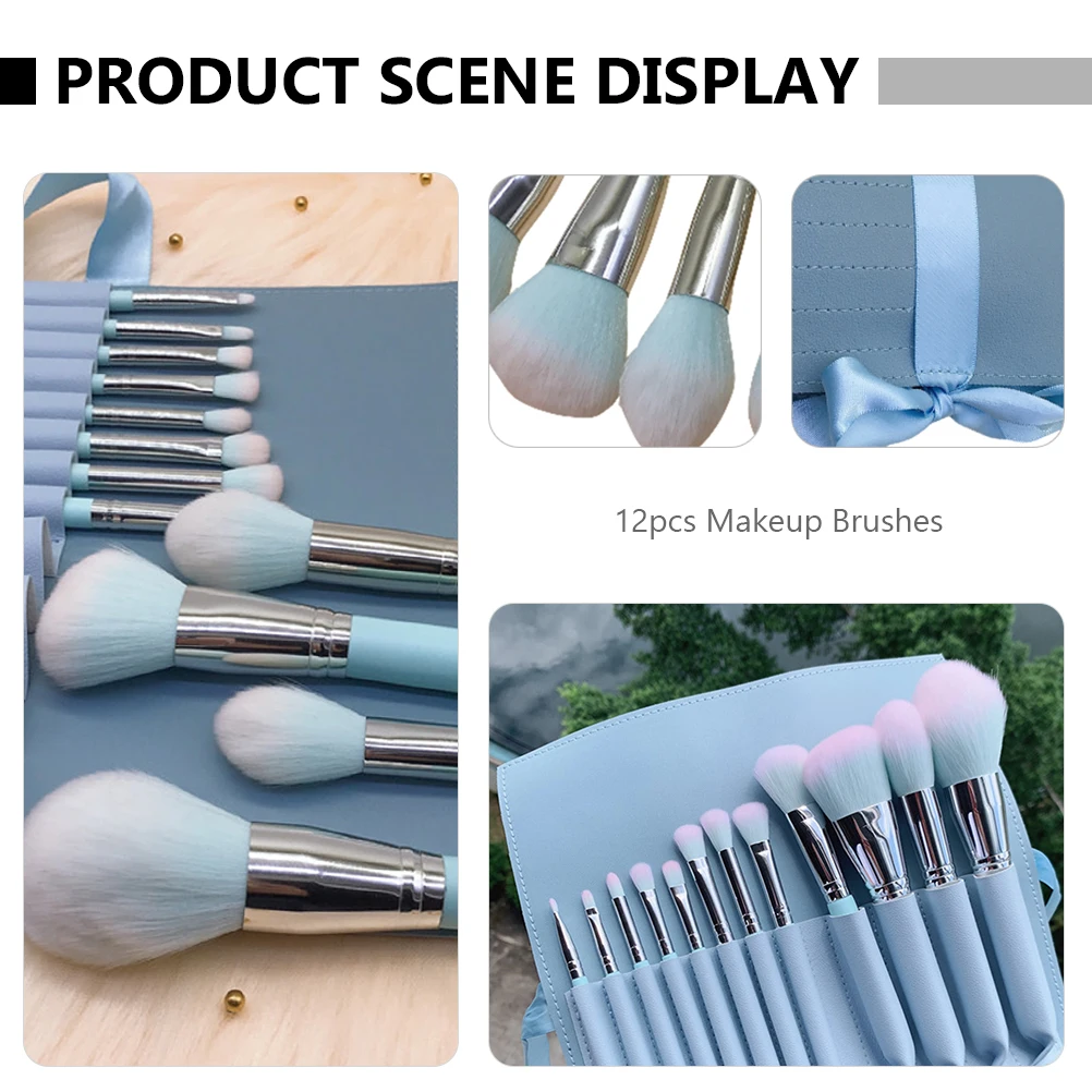 

12pcs Brush Set Professional Brush For Makeup Women Wooden Eyeshadow Foundation Durable Brushes Cosmetics Tools