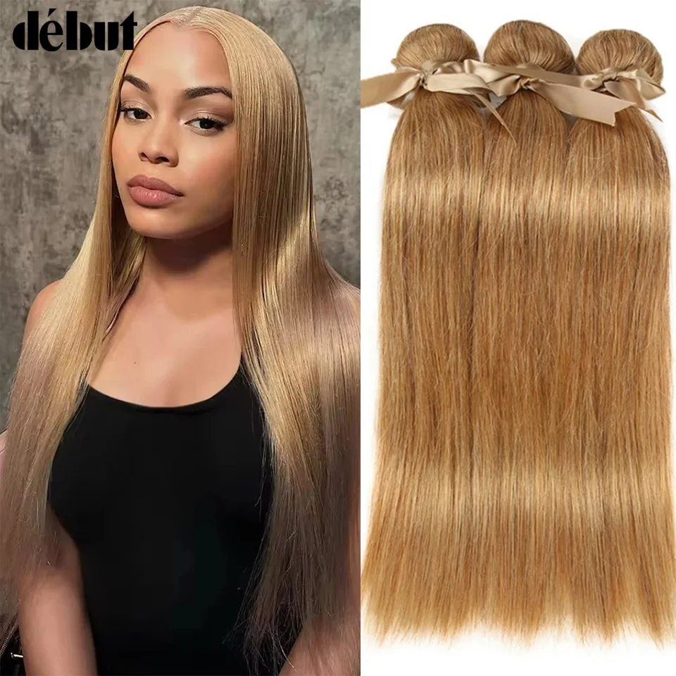 extensions-de-cheveux-naturels-remy-lisses-de-couleur-blond-miel-27-cheveux-peruviens-meches-de-10-a-26-pouces