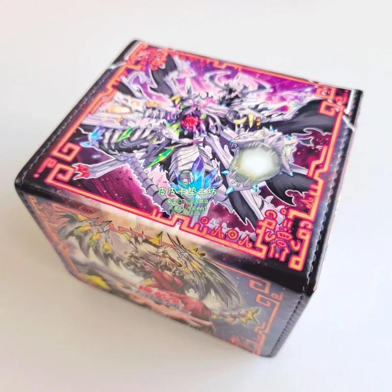 

Ю-Ги-О! Магнитный кожаный футляр для карт Mementoal Tecuhtlica-Combined Creation Theme, большой вместимости, для хранения игровых коллекционных карт