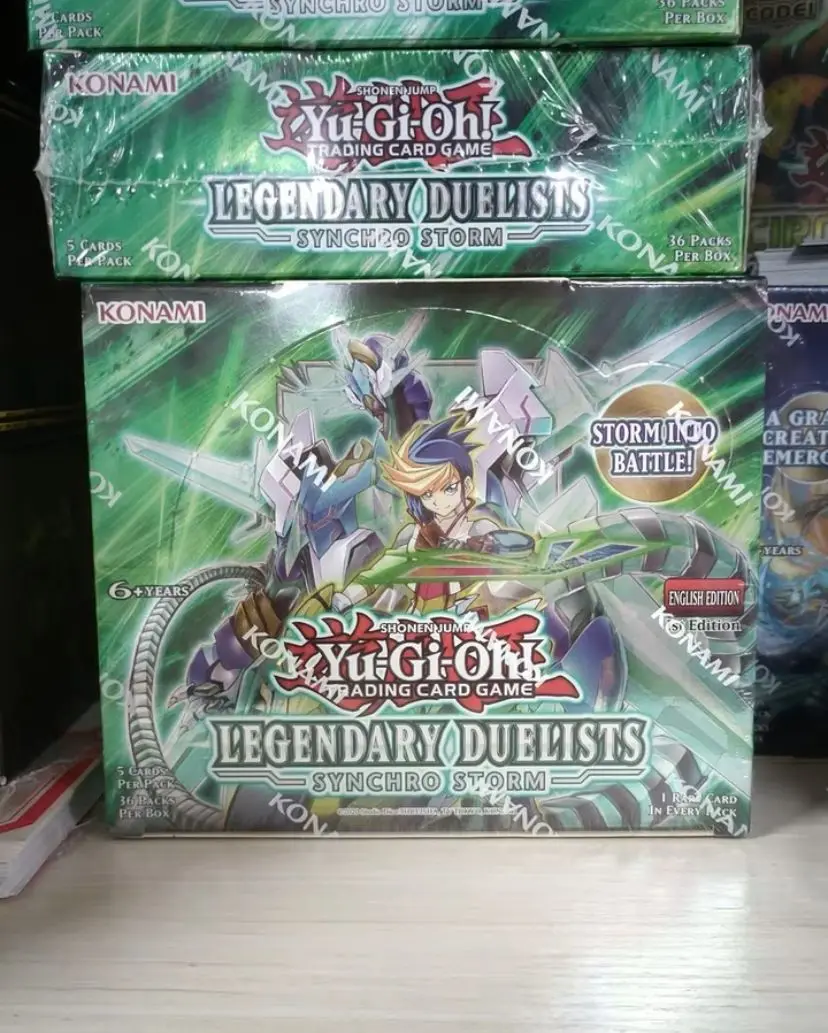 Yugioh Legendary Duelists: Synchro Storm 1st Edition Booster Box Display 36 Pack