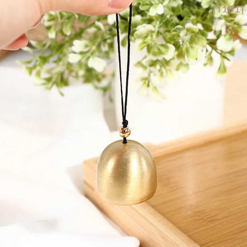 [E] Pure Copper Metal Bell Wind Chime Pendant Anti-theft Door Bell Home Decoration