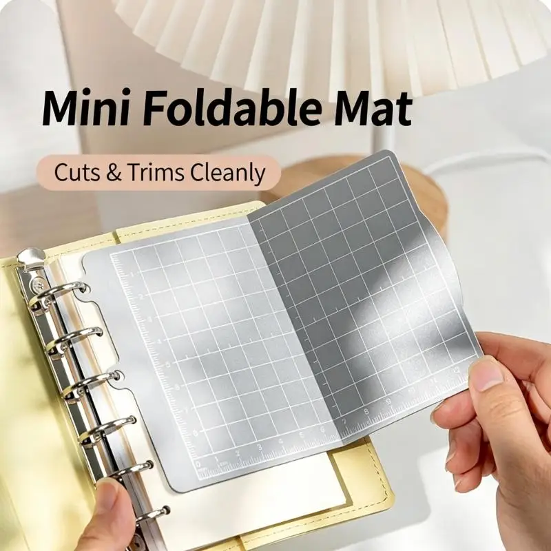 Craft Cutting Mats with Dedicated Black PVC Surfaces for Trimming Paper, Photos, Fabric, and Light Model Materials K1KF