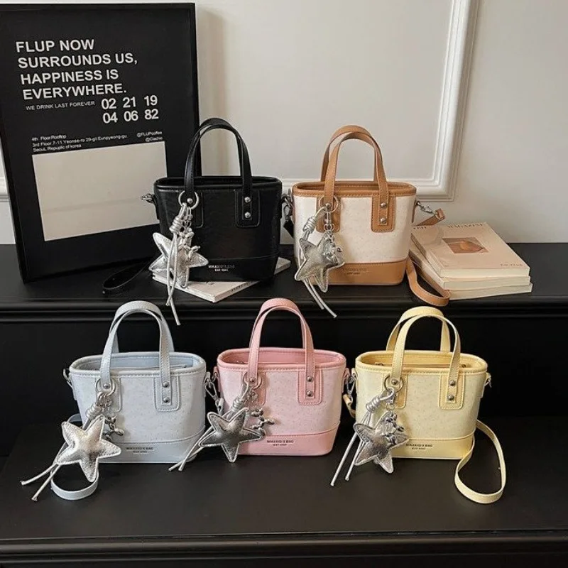 

High Quality Diaper Bag Ladies Messenger Purse Vintage Original Retro Texture Square Casual Simple Design