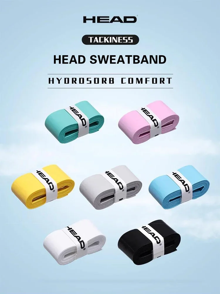 4/12pcs HEAD Tennis Racket Overgrip Sweat Band Absorption Grip PU Badminton Racket Handle Grip Tennis Griptape Padel Racket Grip