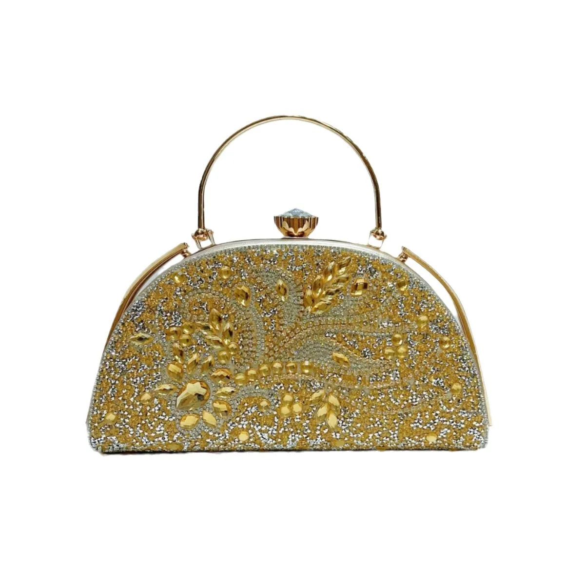 

Сумочка, великолепная, элегантная, изысканная, маленькая, с ароматным ветром и бриллиантами, сумка для свадебного ужина, женская вечерняя сумка со стразами для банкета