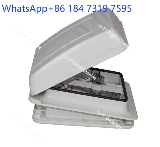 Ventilation Fan, Vehicle 12V Overhead Two-way Remote Control Rain-sensing Silent High-power Ventilation Fan Ventilation Sunroof