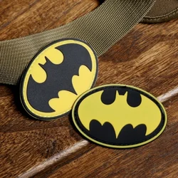 Bat Badge PVC Hook&Loop Patches Military Fan Morale Badges on Backpack Decoration Sticker Tactical Accessories