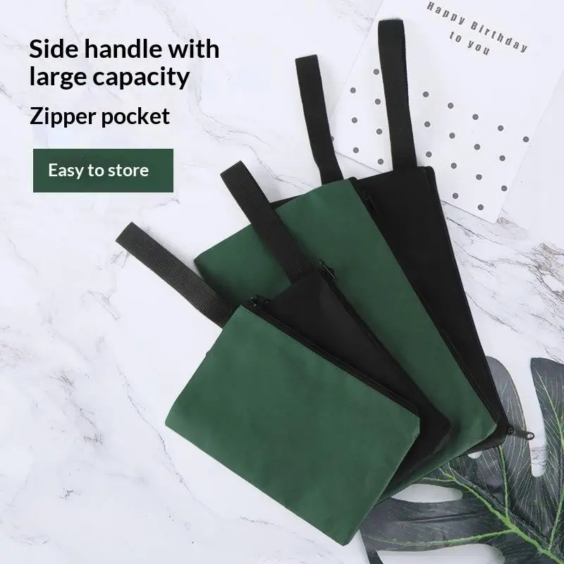 1pcs Handheld Tool Kit Organizing And Storage Bag Multi Functional Waterproof Tool Kit Canvas Oxford Cloth Bag Tool Bag