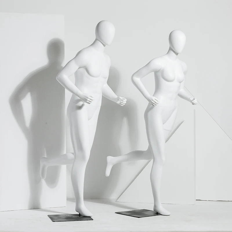 

Best Sports Model Running Mannequin White Color Customized Factory Direct Sell