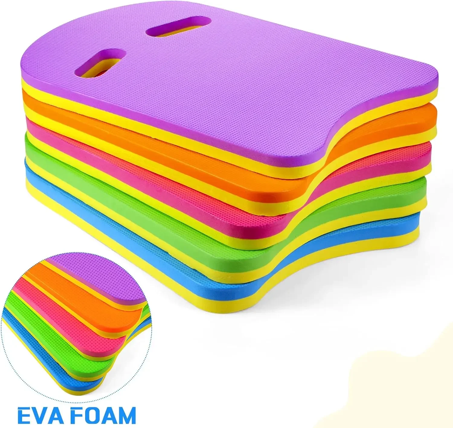 Kickboard Schwimmtraining Kick Board EVA Foam Floating Board U-förmiges Kickboard für Kinder Erwachsene Wasserbecken Zubehör – Detail 4