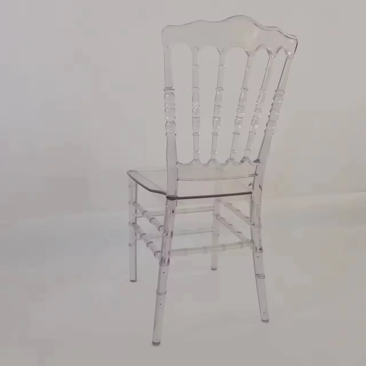 

'Wholesale quality Acrylic Transparent Crystal Plastic Stackable Banquet Event Party napoleon Phoenix Wedding Chair for wedding