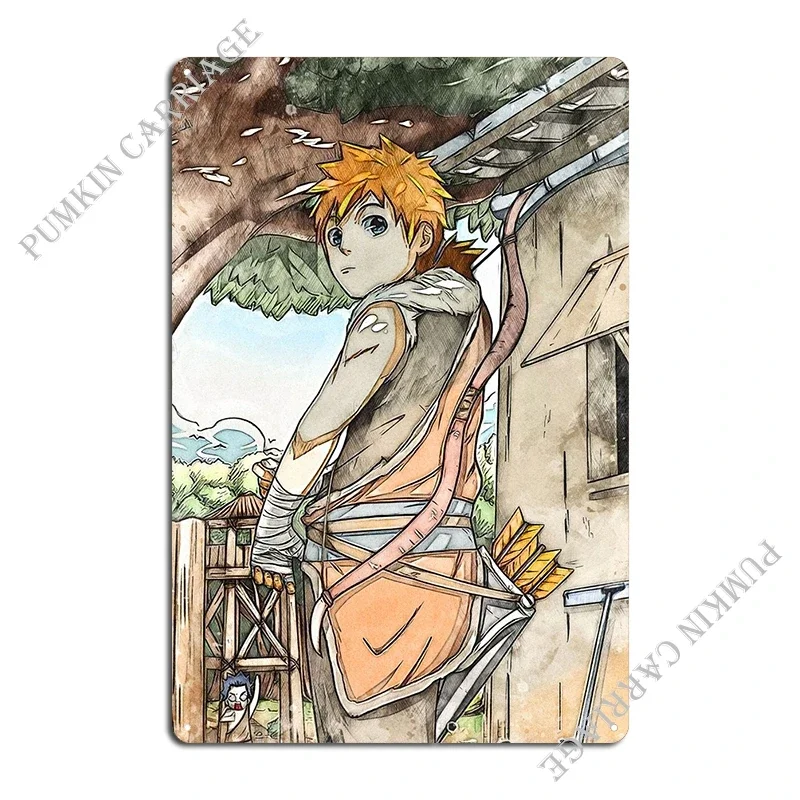 Manhua Tales Of Demon And Gods greats and good art work of slayer yaiba animes japan film Metal Printed Tin Sign Poster