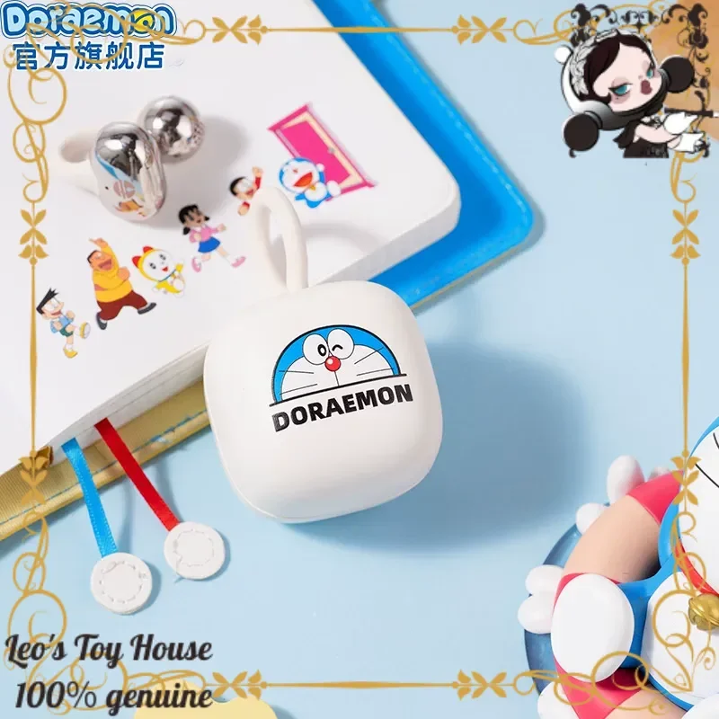 Official Doraemon OWS Ear Clip Bluetooth Headphones True Wireless Open Ear Waterproof HiFi Stereo Built Mic For Sports Daily Use