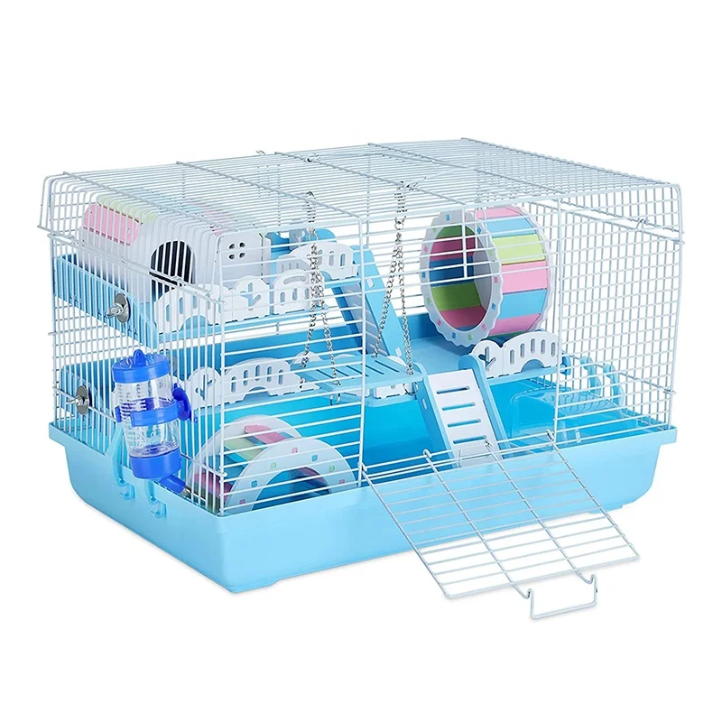 

Small Animals Cage Large Hamster Cage 47cm Hamster Cage Set With Accessories