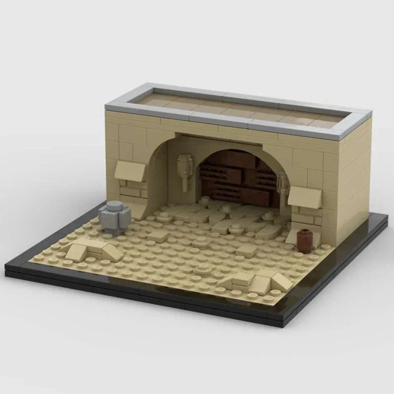 Modelo de película estrella Popular, bloques de construcción Moc, espacio Modular, casa del desierto, bloques tecnológicos, regalos, juguetes de Navidad, conjuntos DIY de montaje