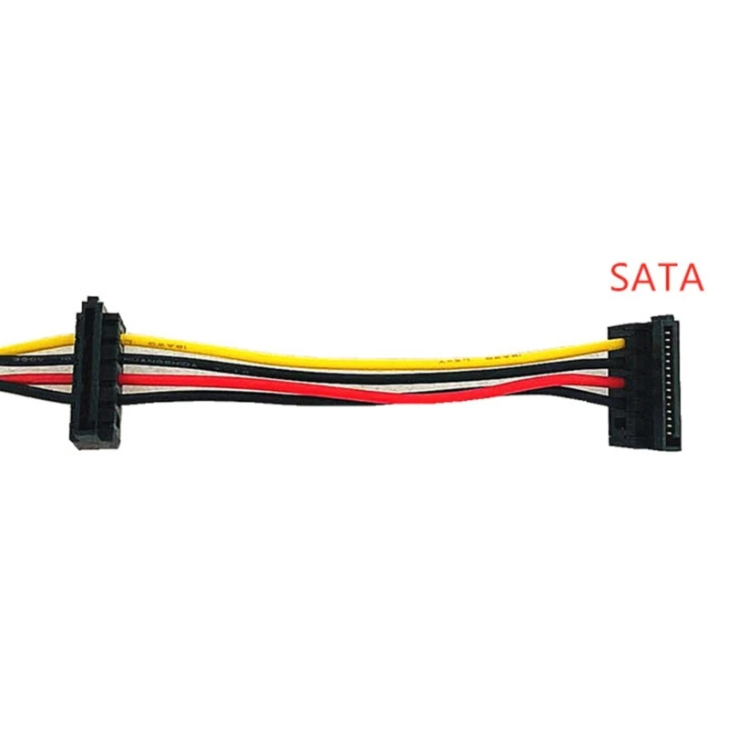 4Pin إلى 3 Port HDD موصل كابل الطاقة للوحات الكمبيوتر الرئيسية سلك الطاقة 28 سم