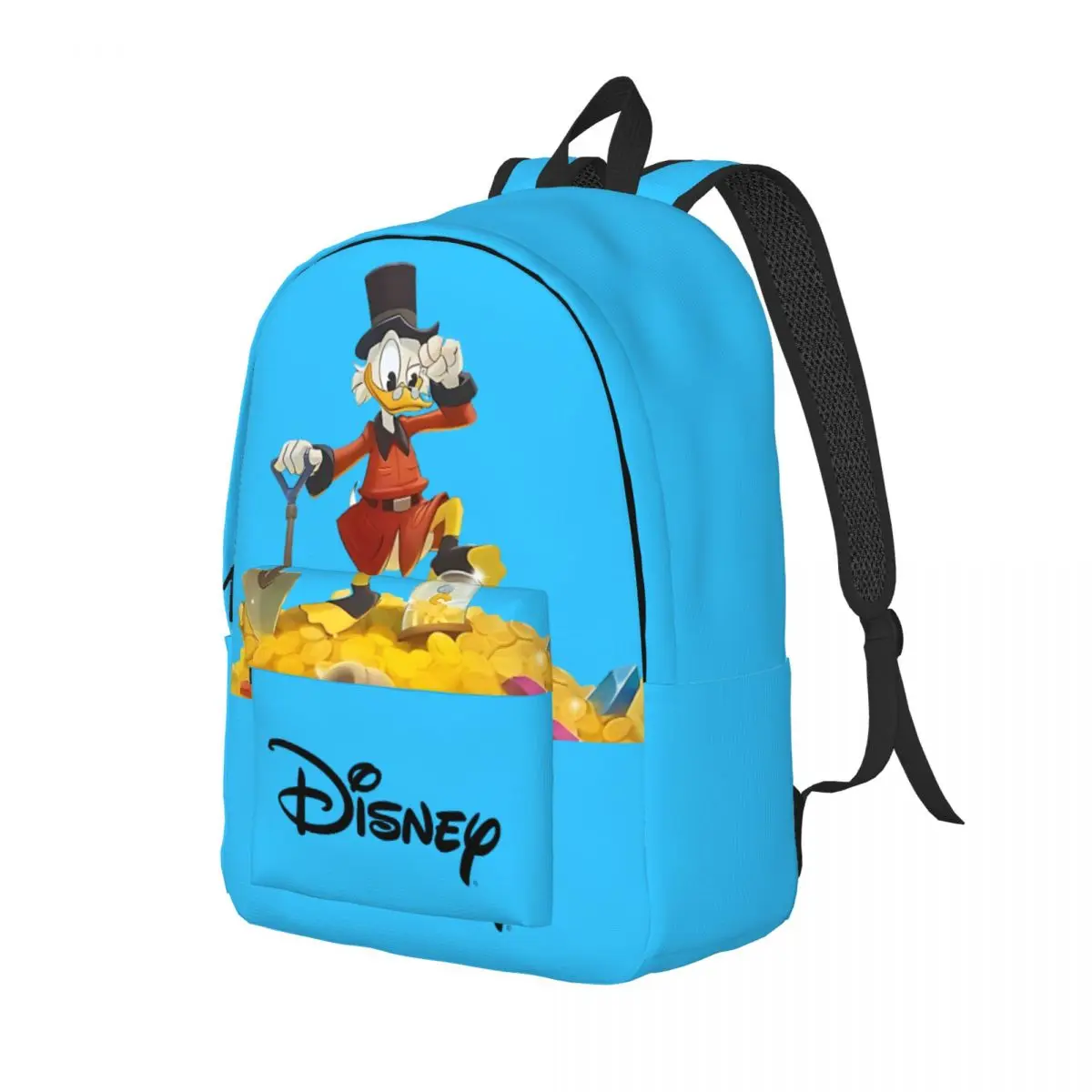 Scrooge Mc Duck Laptop Bag Disney Cartoon Character Donald Duck Preschool Dual-Use For Work Office Compartment Children's Bags