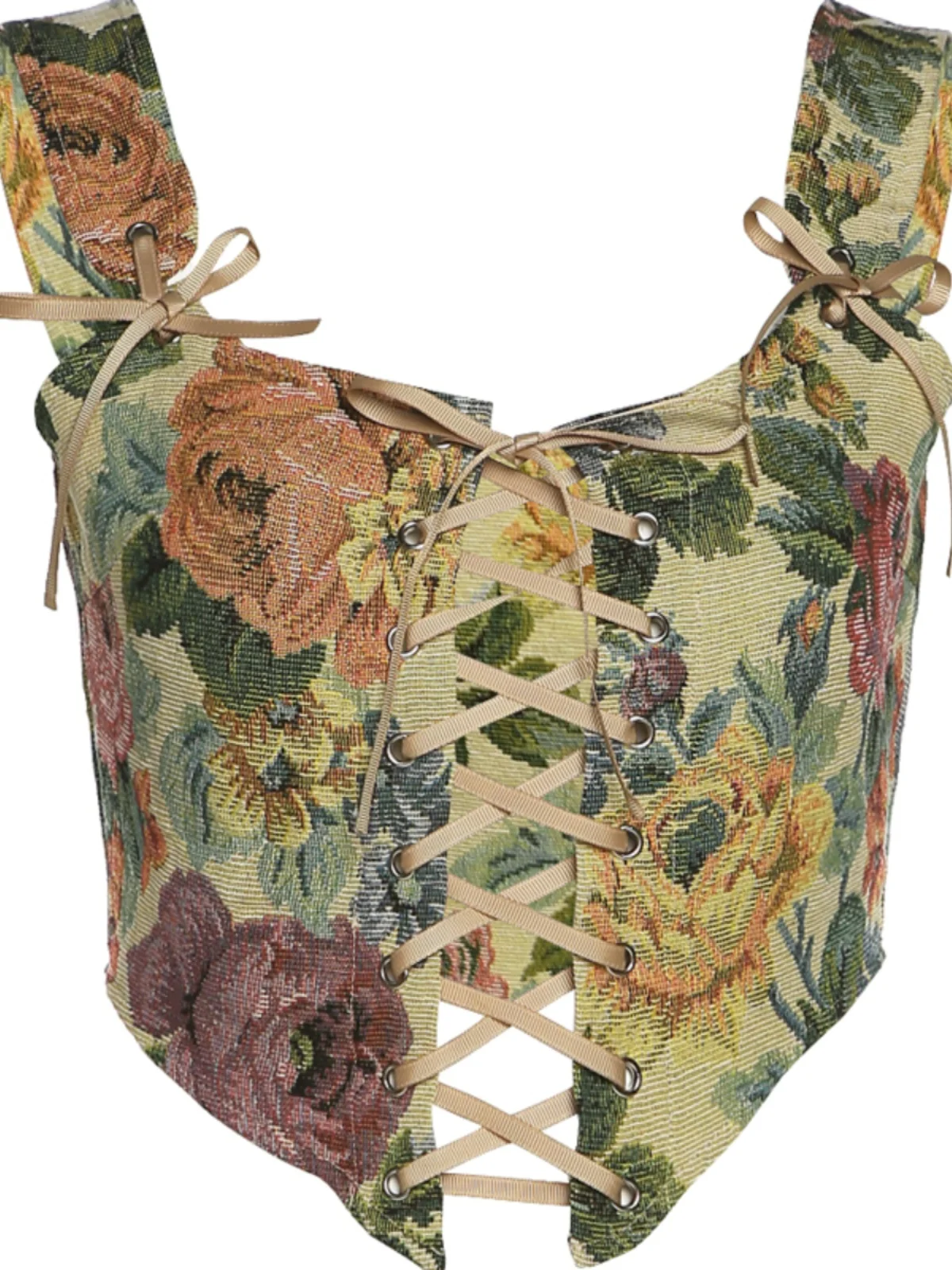 이상한 스타일의 벨트가 달린 빈티지 슬림핏 오버사이즈 폴리에스터 스판덱스 혼방 탑