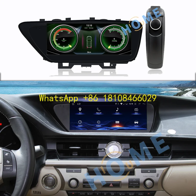 

128GB Stereo Android 12 Car Radio GPS Multimedia Video Player CarPlay Autoradio for Lexus ES240 ES250 ES350 ES300h 2013-2017 ES