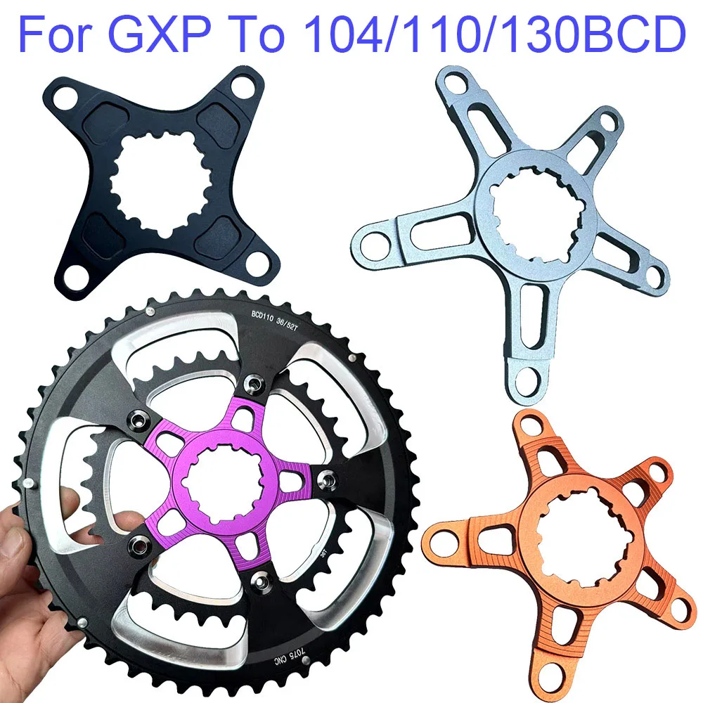 Direct Mount Chainring Converter Spider 104 110 130 BCD 4 5 Bolt Crank Arm Chainwheel  Adapter MTB Road Bike Folding BIke Parts