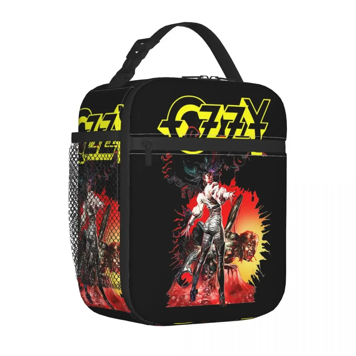 Ozzy Osbourne Insulated Lunch Bag Leakproof Reusable Cooler Bag Tote Lunch Box Beach Picnic Food Bag