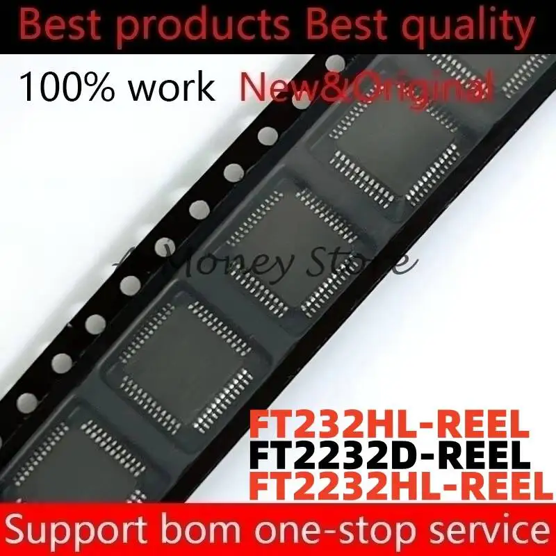 

(1pcs)FT232HL FT2232HL FT2232D FT2232HL-REEL FT2232D-REEL FT232HL-REEL QFP