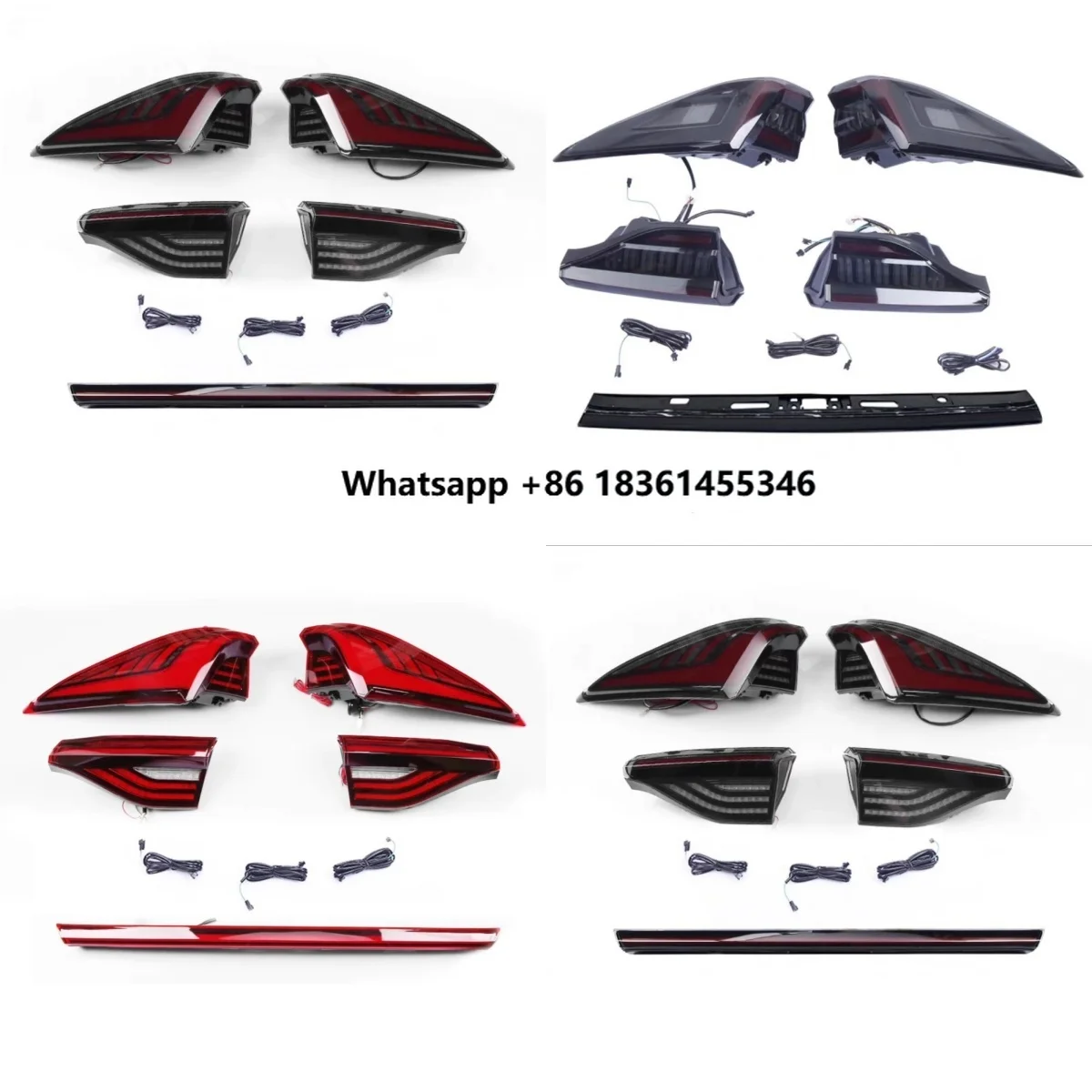 

For Avalon Modified Brake Light Turn signal Daytime Running Light Taillight Through lamp Rear Center Car Light