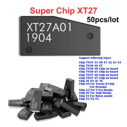 50 pz/lotto VVDI Super Chip XT27A01 OEM XT27A Transponder per ID46/40/43/4D/8C/8A/T3/47 per VVDI2 VVDI /Mini Key Tool