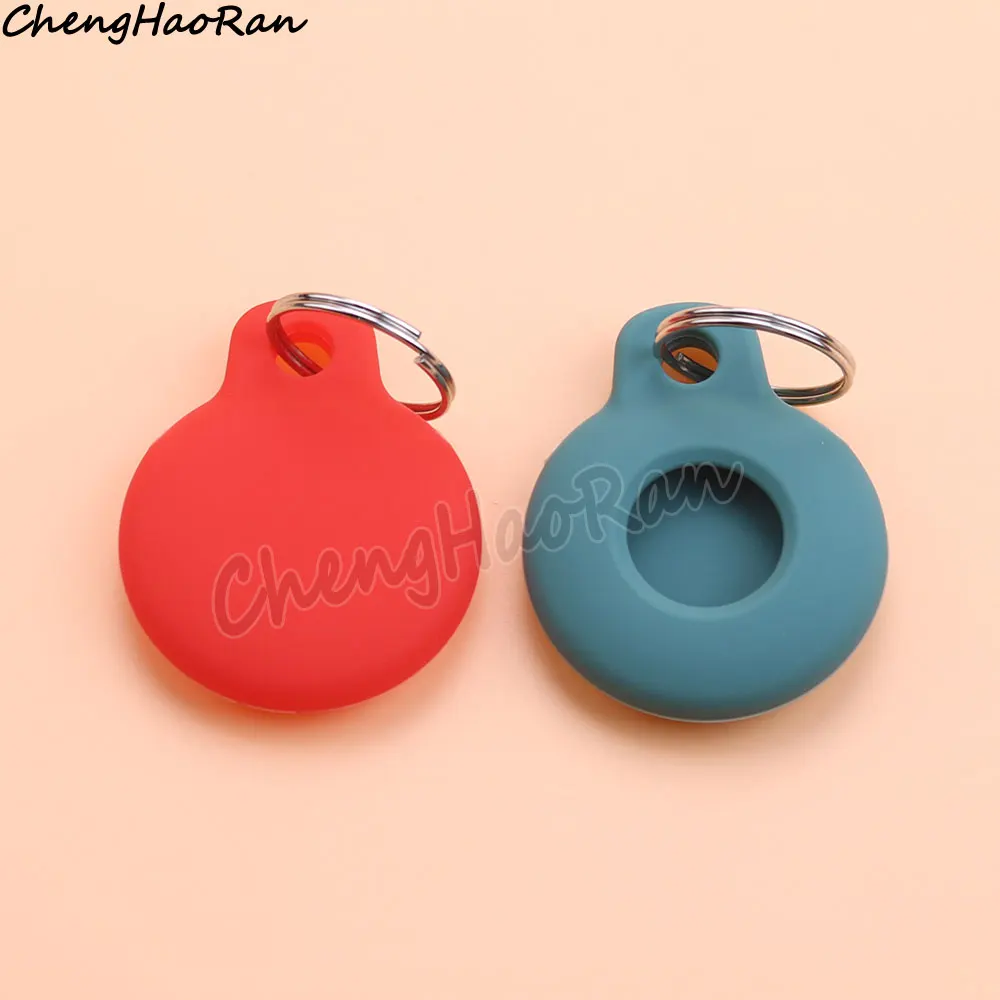 1 шт. для AirTags, чехол-локатор для метки, Bluetooth-отслеживание, силиконовый защитный чехол, адаптивный брелок для предотвращения потерь, аксессуар для чехла