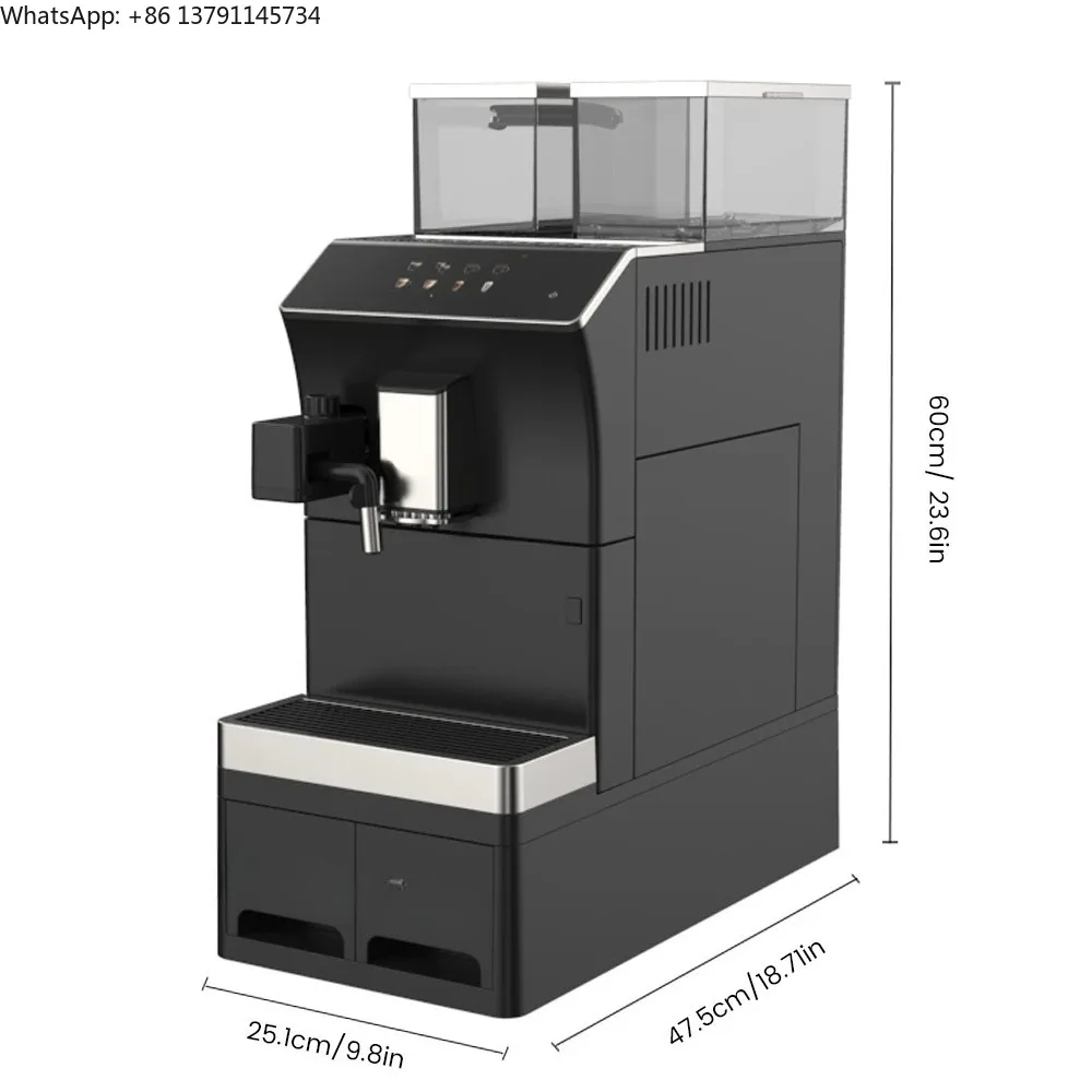 

Business super automatic coffee machine Touch screen to quickly make coffee with one touch
