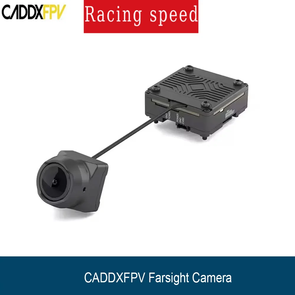 CADDX Farsight AI Zoom Analog Camera 1500TVL 8x Hybrid Zoom 122.5° FOV PWM Control for FPV Drone RC