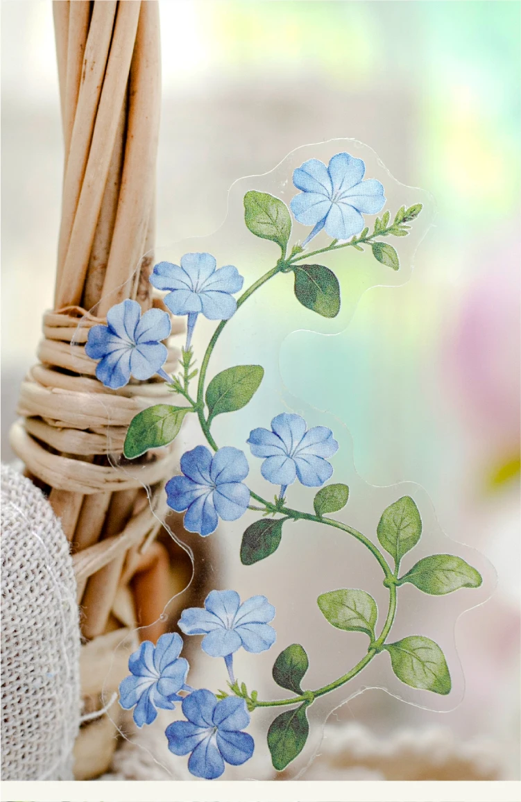 Journal GO 30 Stück Blumenzweig-Traum-Aufkleber-Kollektion für Geschenkkarten, Bastelarbeiten, Dekoration, Journaling, Scrapbook, DIY-Aufkleber – Detail 12