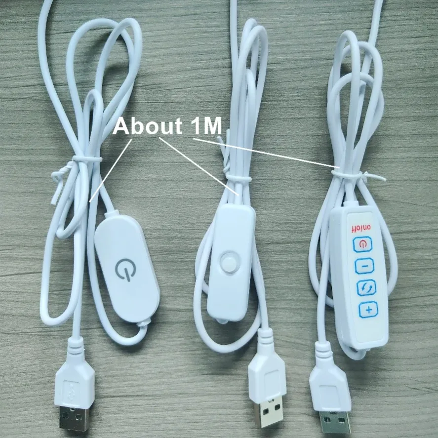 1/2/4Pcs Dimmable 5V USB LED Chip Gradient LED RGB Light Board Remote Control DIY Model Display Light PCB Board High Brightness image 5