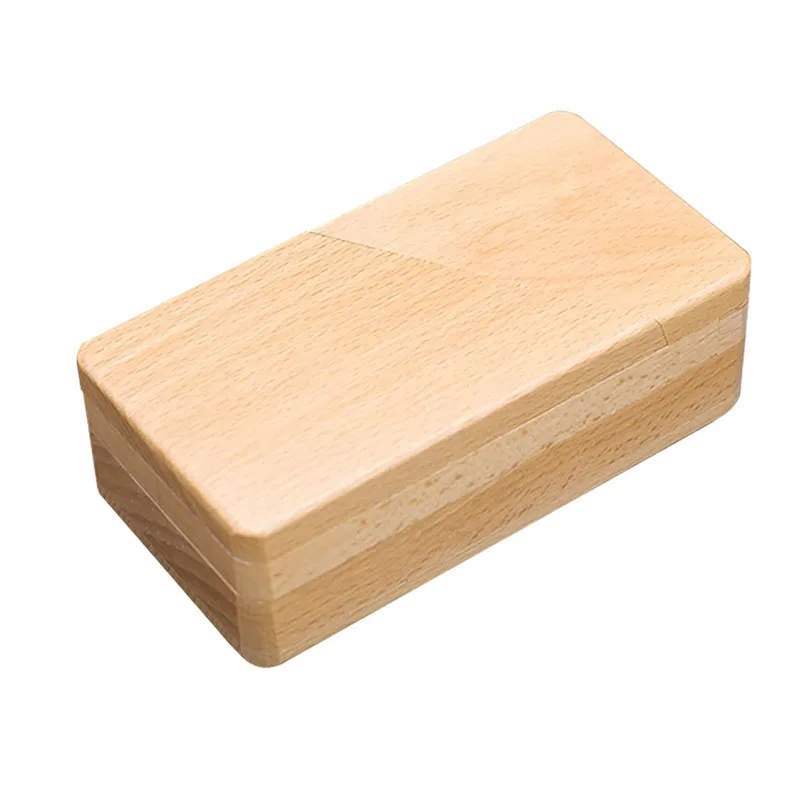 Wooden Puzzle Box with Secret Hidden Compartment Difficult Brain Teaser Magic Drawers For Adults & Kids Birthday Surprise Gifts view 3